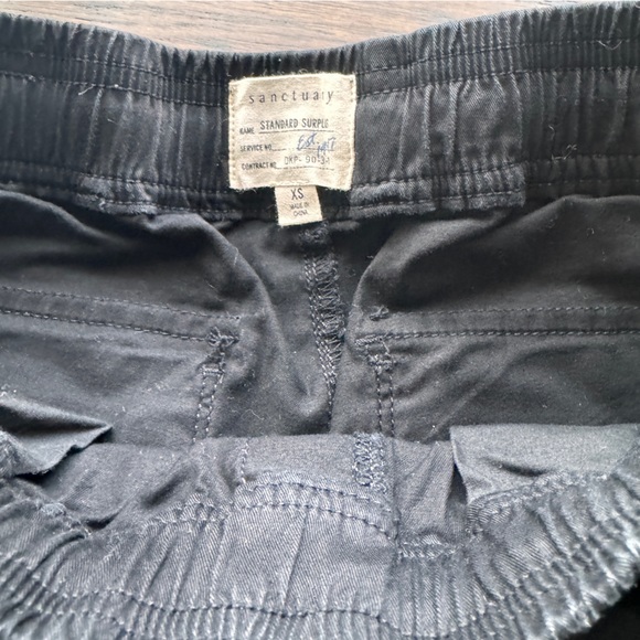 Sundry black ankle zip utility jogger sz XS - Picture 5 of 5